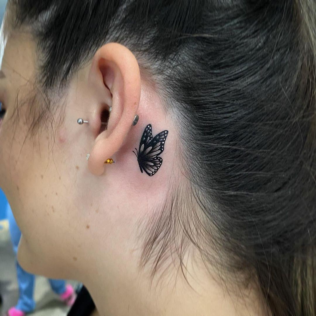 35+ Half Butterfly Half Flower Tattoo Design Ideas You Need To Save ...
