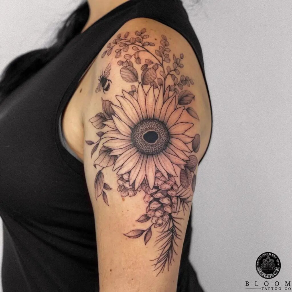 29 Wholesome Sunflower Tattoo Designs And Styles You Need To Save 29 Wholesome Sunflower Tattoo Designs And Styles You Need To Save