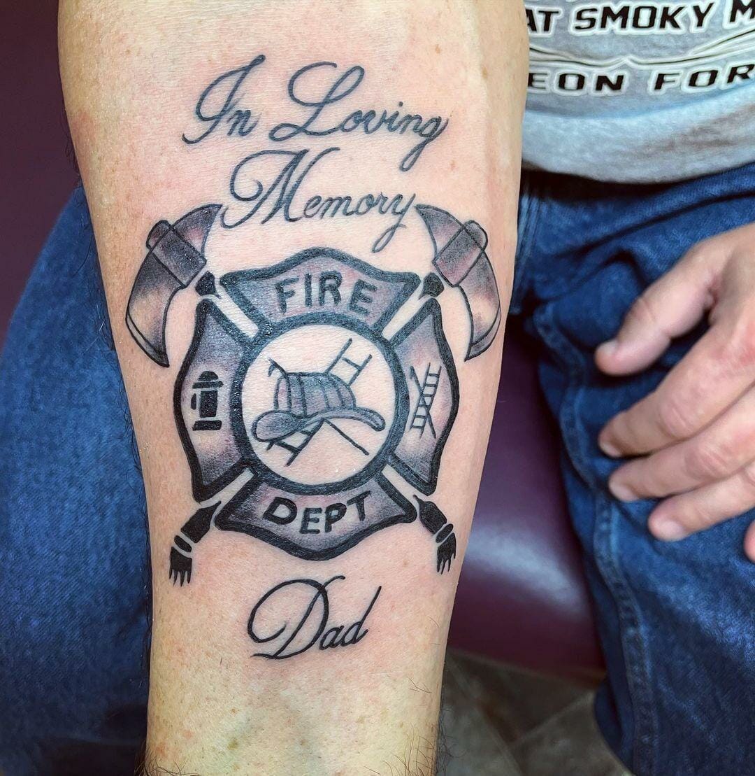Stunning 23 Burning Hot Firefighter Tattoos You Need To See! - Psycho Tats