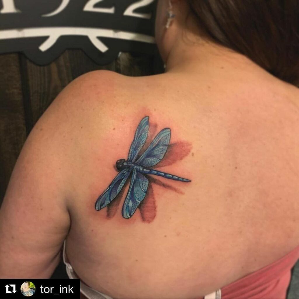 56 Artistic And Delicate Dragonfly Tattoo Ideas To Ink On The Body ...