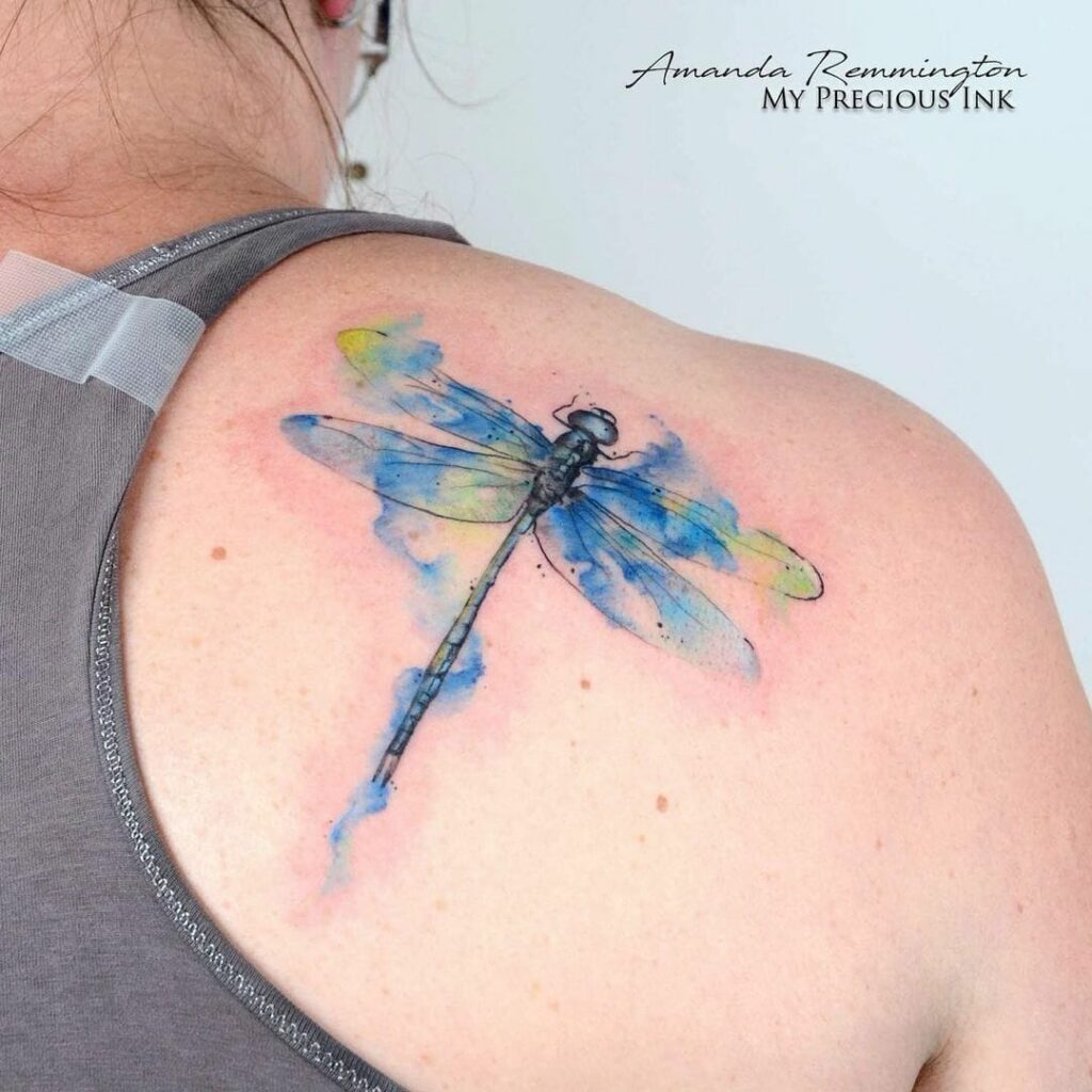 56 Artistic And Delicate Dragonfly Tattoo Ideas To Ink On The Body ...