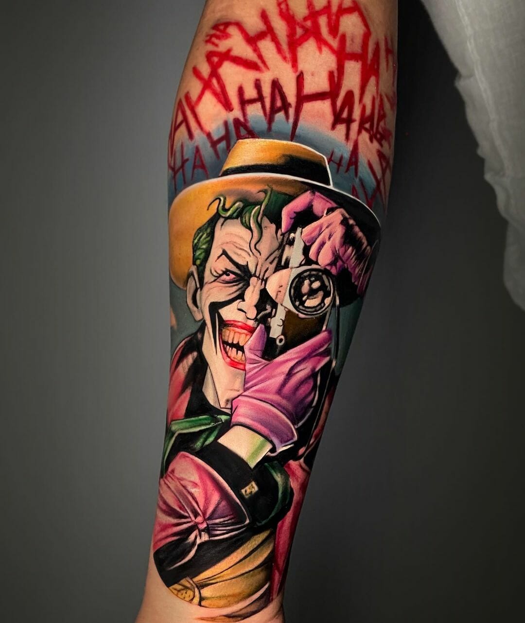 30 Imposing And Iconic Creepy Joker Tattoo Design You Will Love ...