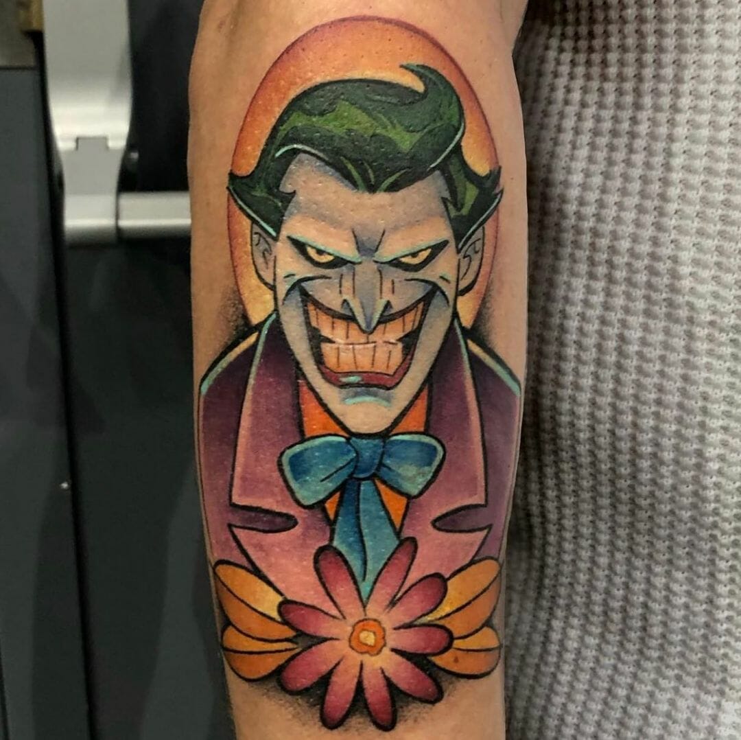 30 Imposing And Iconic Creepy Joker Tattoo Design You Will Love ...
