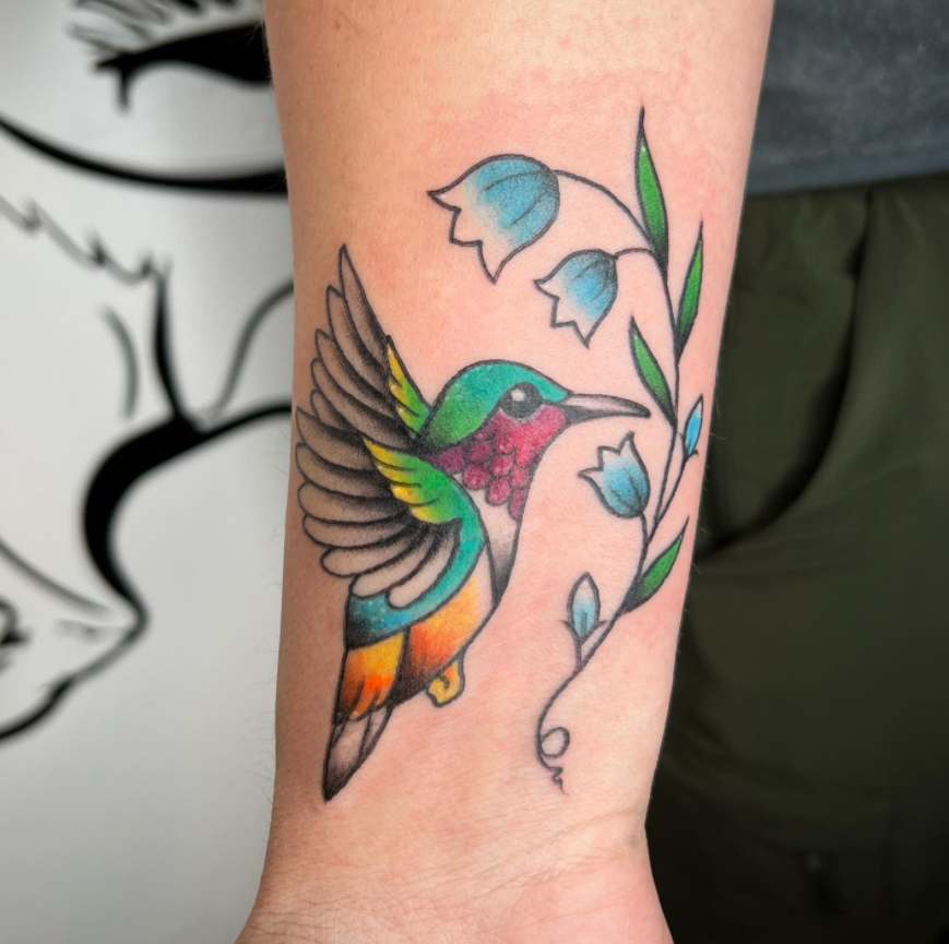61 Great and Amazing Tattoos of Adorable Birds For Wrist - Psycho Tats