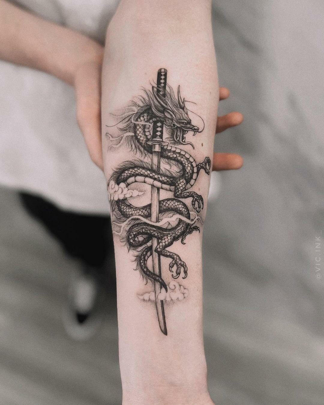 69 Stunning Dragon Tattoos For Arms To Try Right Now - Psycho Tats