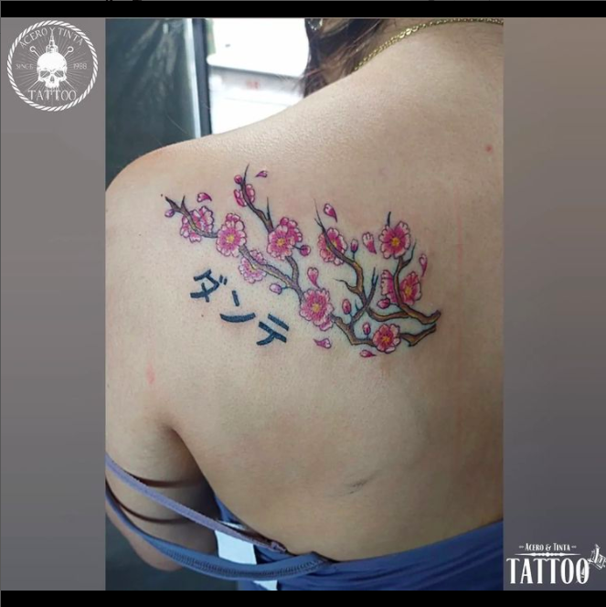 66 Charming Cherry Blossom Tattoo Ideas for a Stunning Back ...