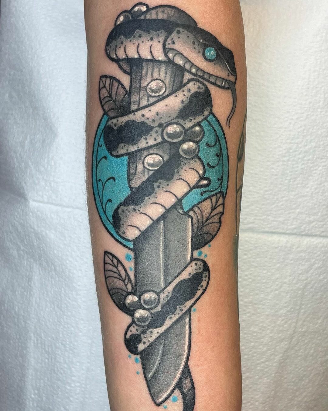 Snake And Dagger Tattoo Meaning – Inspirational Design Ideas - Psycho Tats