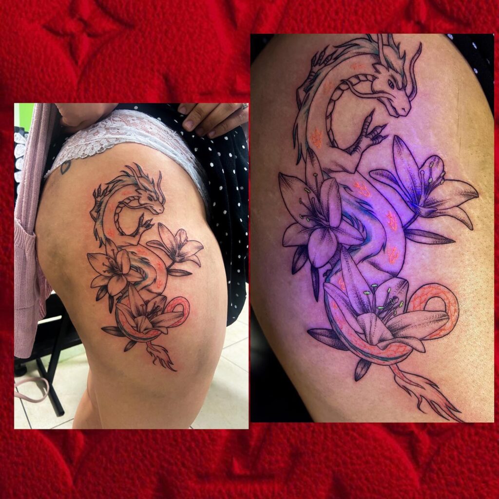 37 Stunning Dragon Tattoos For Thighs You Would Love To Have Right Now ...