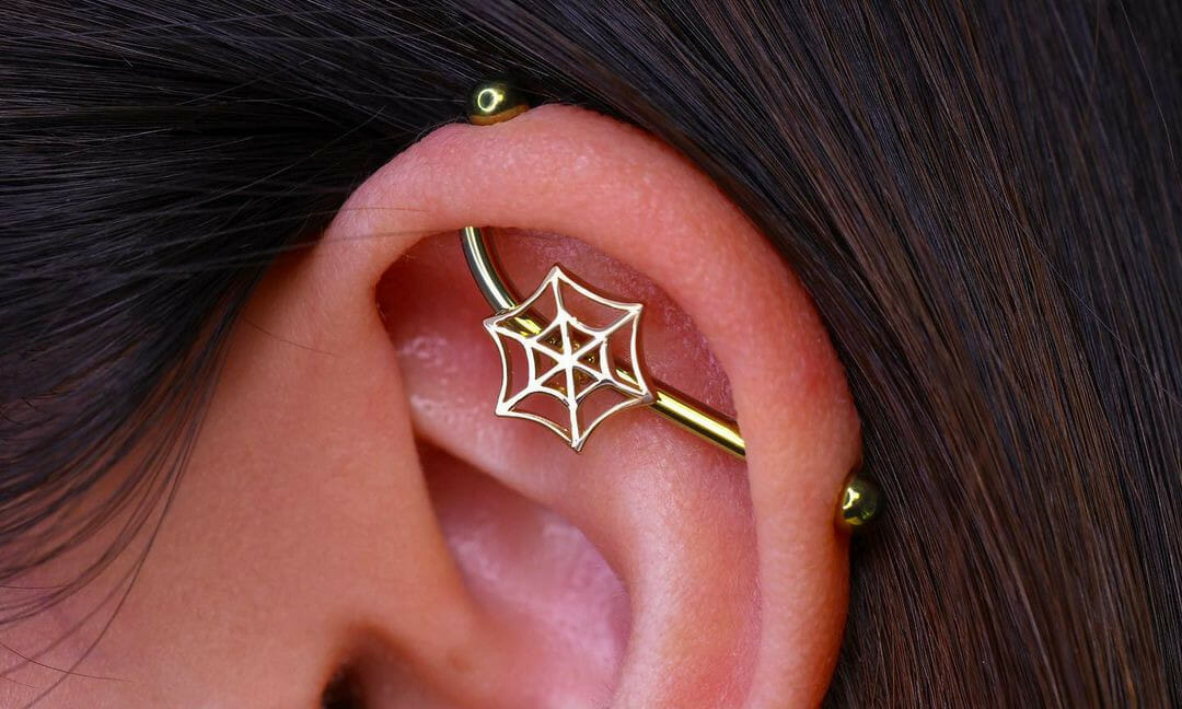 12+ Coolest Industrial Bar Piercing Ideas That You Must Try Psycho Tats