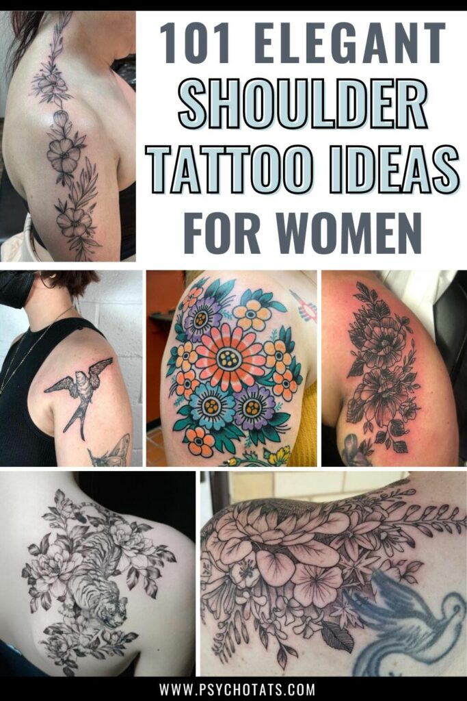 101 Elegant Shoulder Tattoo Ideas For Women - Psycho Tats