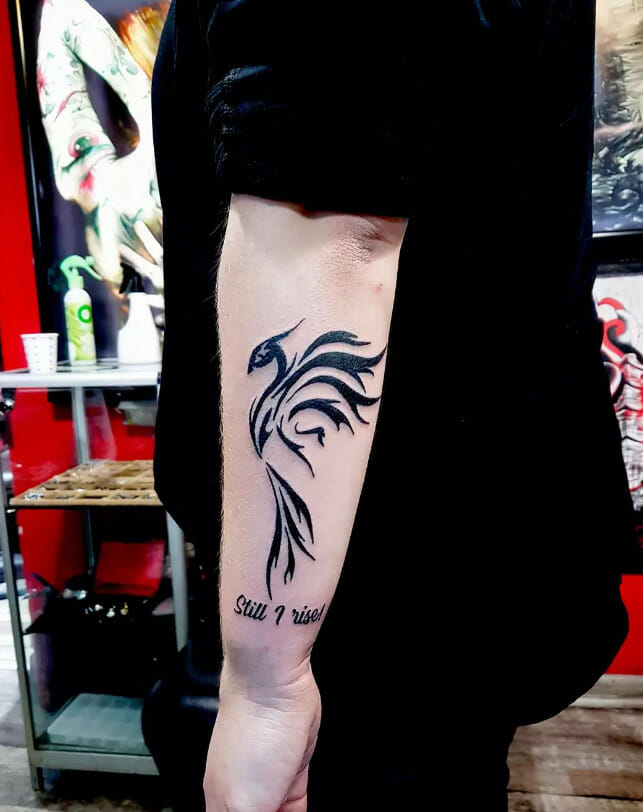 61 Still I Rise Tattoo: – Embodying Resilience and Triumph - Psycho Tats