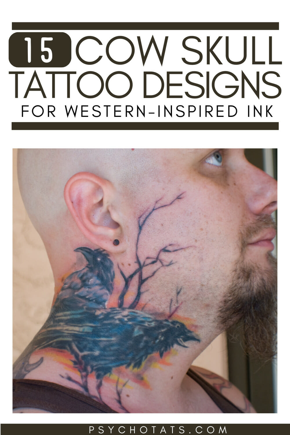 15 Cow Skull Tattoo Designs for Western-Inspired Ink - Psycho Tats