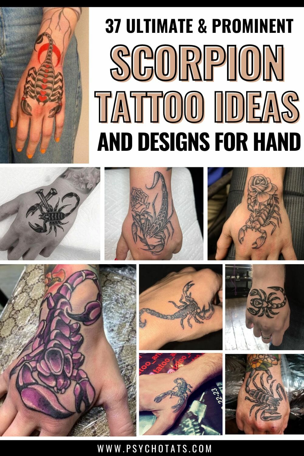 37 Ultimate And Prominent Scorpion Tattoo Ideas And Designs For Hand ...