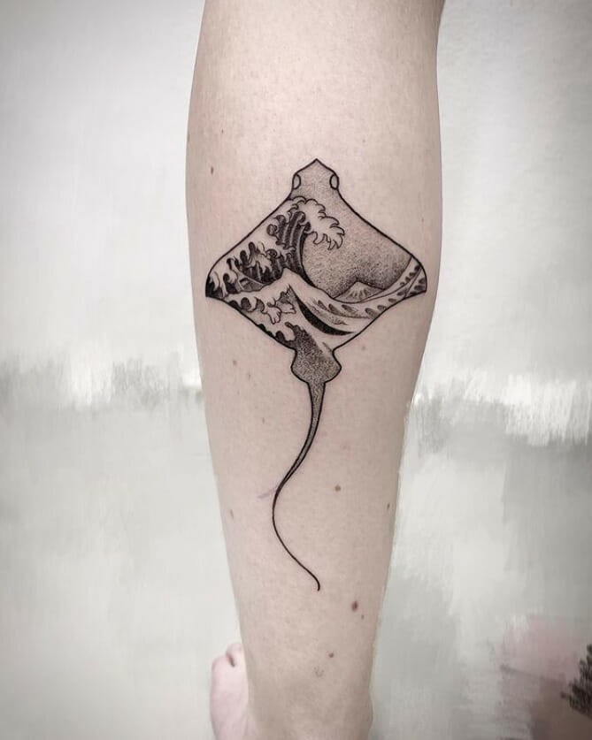 25 Stingray Tattoo- Discover the Artistry of Ocean-inspired Body Art ...