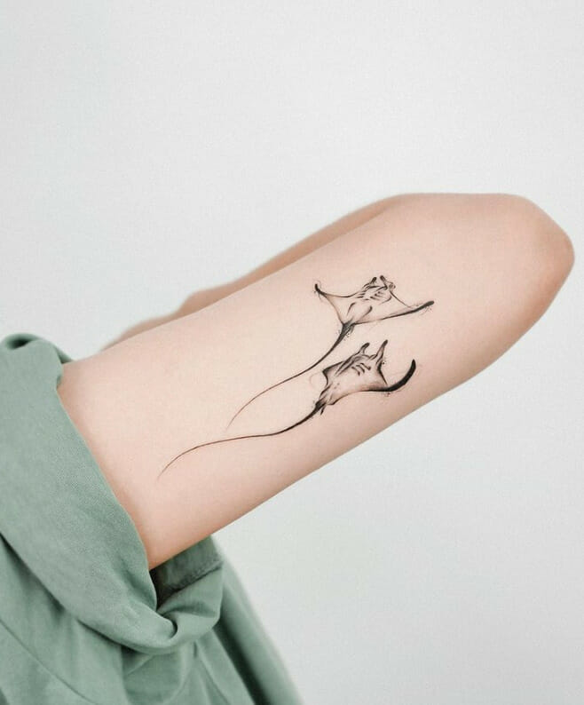 25 Stingray Tattoo- Discover the Artistry of Ocean-inspired Body Art ...