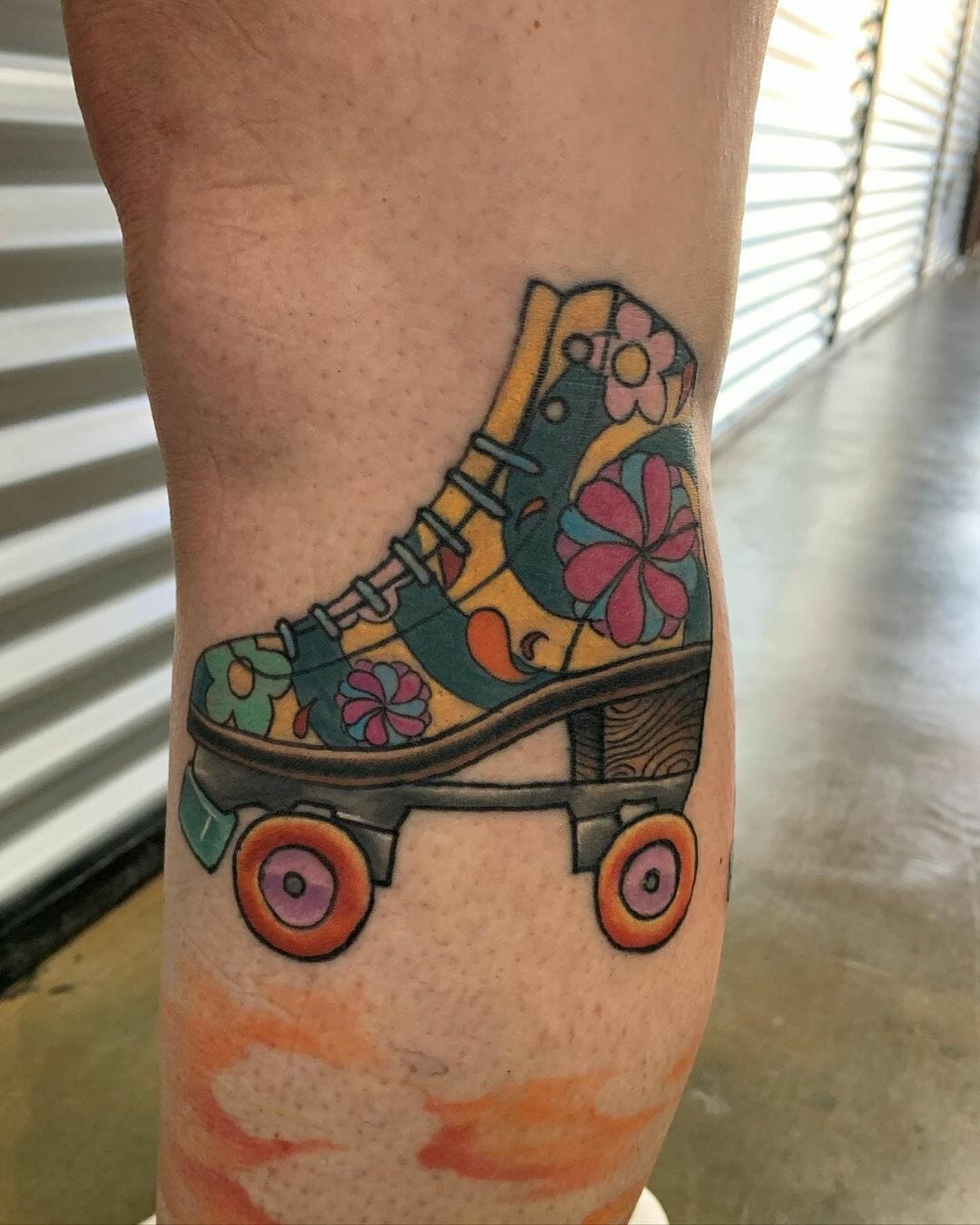 41 Roller Skate Tattoos- Capturing The Spirit Of Freedom On Wheels ...