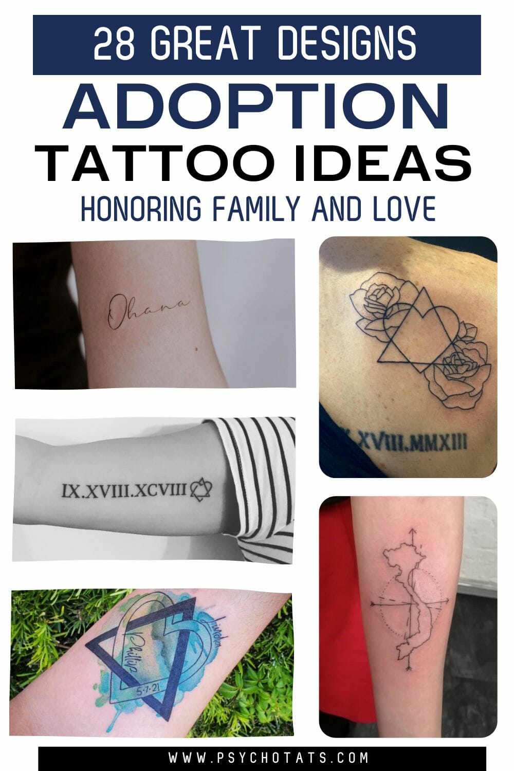 28 Great Adoption Tattoos Ideas And Designs Honoring Family And Love