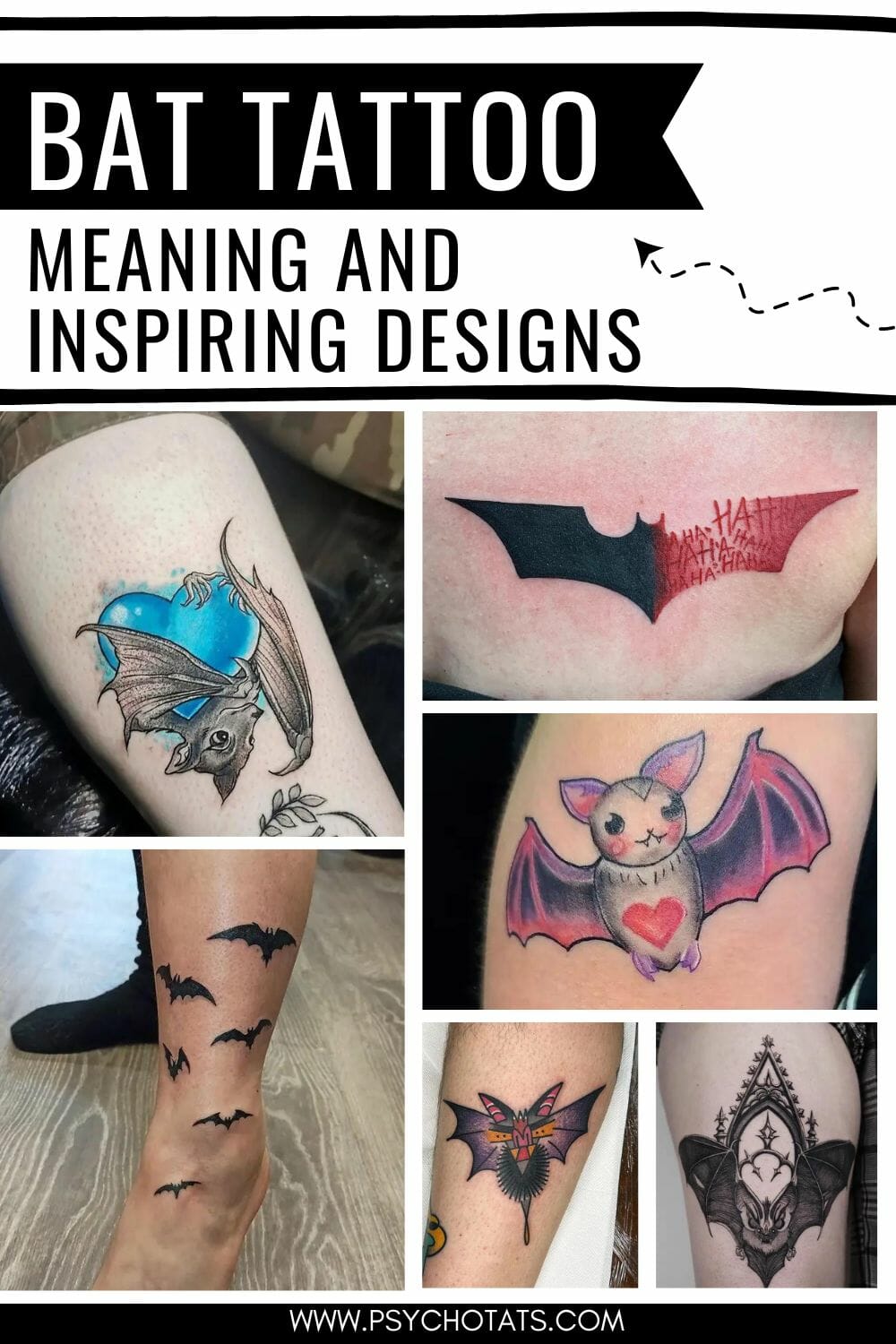 Bat Tattoo Meaning – Inspiring Designs - Psycho Tats