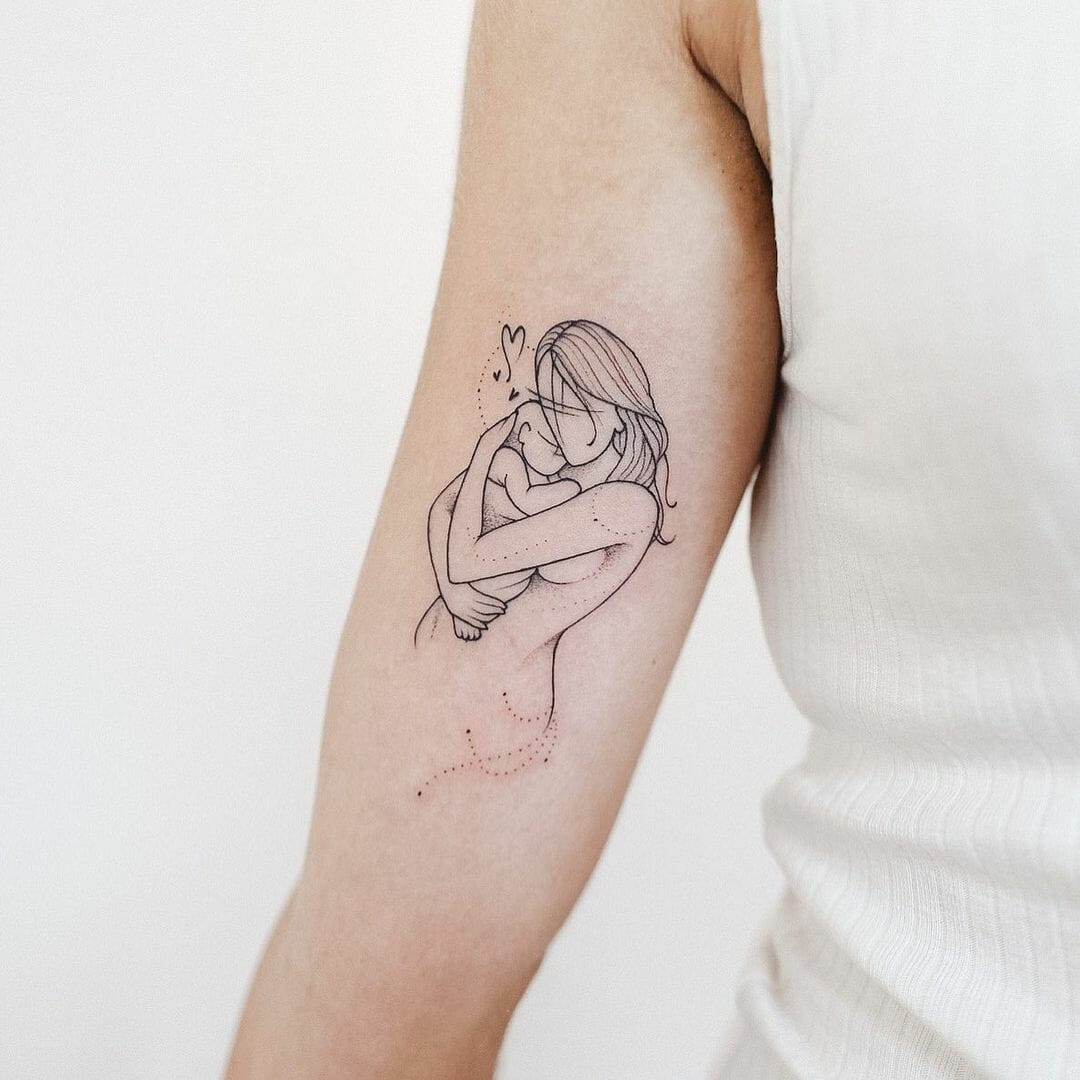 60 Beautiful Mother And Son Tattoos With Meaningful Representations